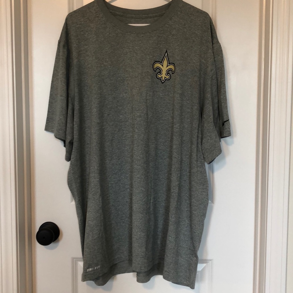 NFL Brand Saints Nike Dri-fit Grey Sz 3XL